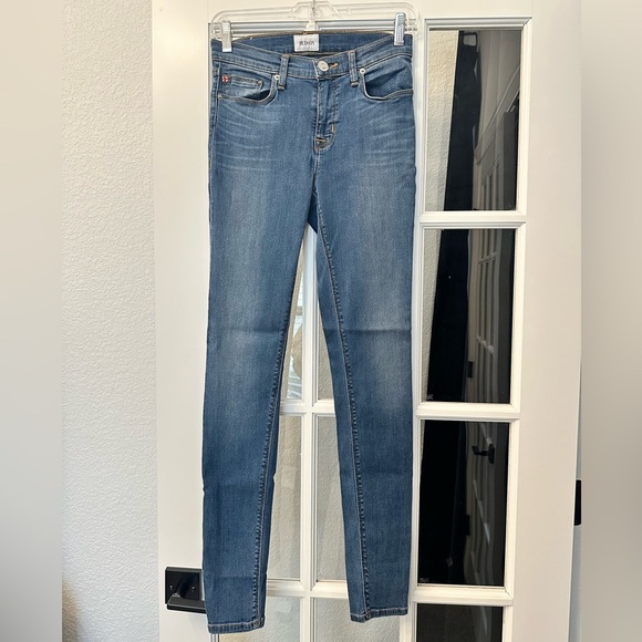 HUDSON Jeans Nico Midrise Super Skinny in Lagoon Women Size 26 $195 MSRP NWT - Picture 2 of 13